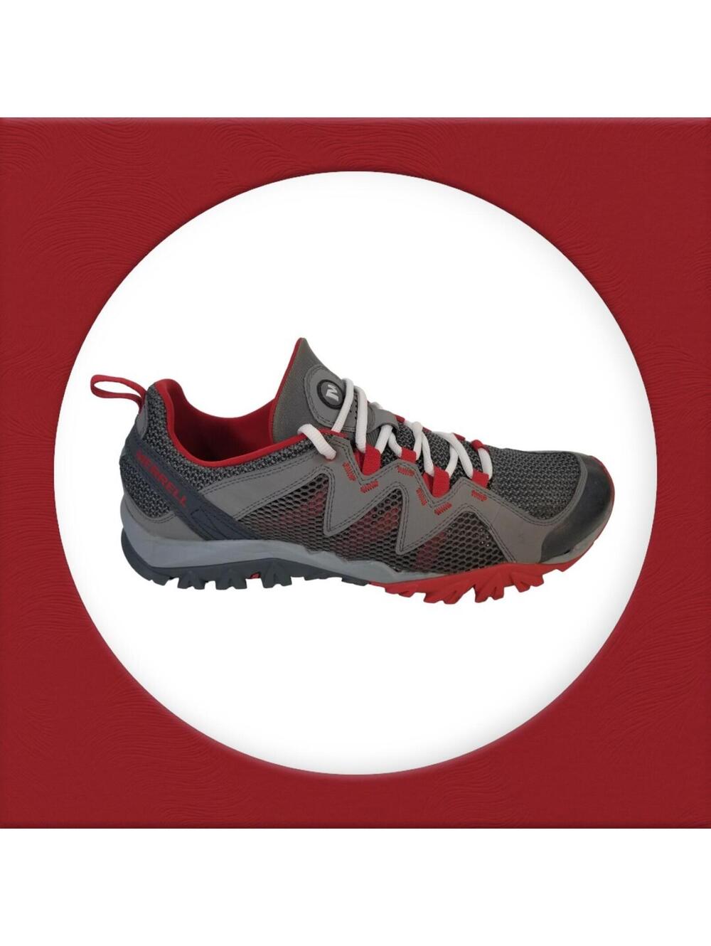 Merrell Men's Tetrex Rapid Crest Hiking Water Shoe Red Charcoal Size 14 J12855